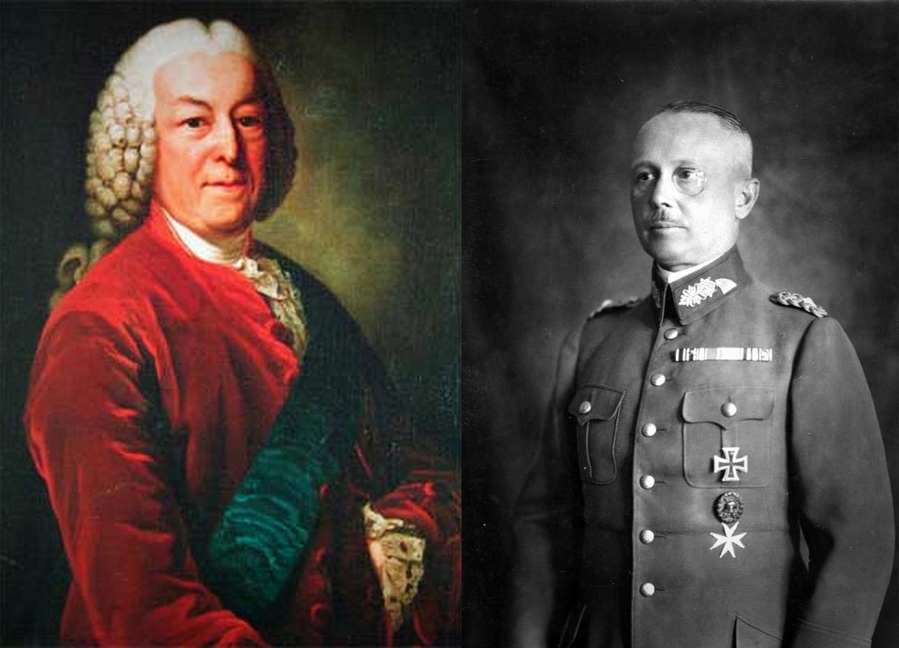 Фамильные портреты: Томас фон Фрич и Вернер фон Фрич.