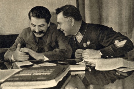 Клим Ворошилов и Иосиф Сталин